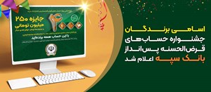 اسامی برندگان جشنواره حساب‌های قرض‌الحسنه پس‌انداز بانک سپه اعلام شد – جمهورآنلاین