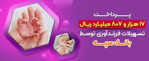 پرداخت ۱۷ هزارو ۸۰۷ میلیارد ریال تسهیلات فرزندآوری توسط بانک سپه – جمهورآنلاین