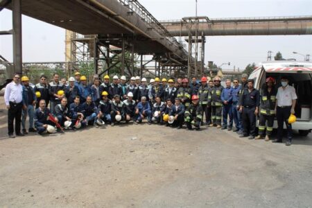 برگزاری تمرین مانور تركیبی شیمیایی- سایبری پدافند غیرعامل در ذوب آهن اصفهان