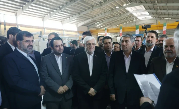 افتتاح کارخانه ریسندگی آریا ریس مهستان با حضور معاون اول رئیس‌جمهور
