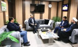 دیدار نماینده آستان قدس رضوی در خوزستان با قائم مقام مدیرعامل فولاد خوزستان