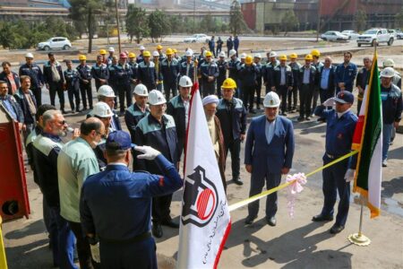 آیین بهره‌برداری از پروژه‌های ایستگاه‌های تقلیل فشار گازهای صنعتی و سامانه اسكادا در ذوب‌آهن اصفهان