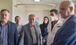 بازدید از بیمارستان شهید مطهری ذوب‌آهن و عیادت از بیماران در آستانه عید غدیر