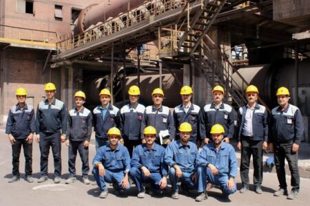 پخت موفق منیزیت در كوره‌ دوار كارگاه پخت دولومیت توسط متخصصان ذوب‌آهن اصفهان