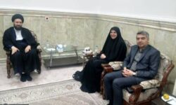 دیدار مشاور رئیس‌جمهور با سید علی خمینی در قم