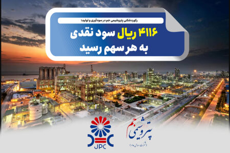 رکوردشکنی پتروشیمی جم در سودآوری و تولید؛ ۴۱۱۶ ریال سود نقدی به هر سهم رسید – جمهورآنلاین