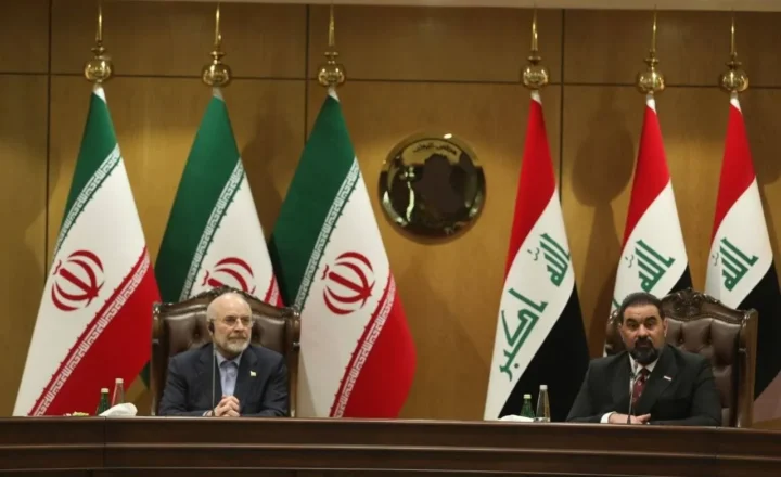 دیدار دکتر قالیباف و هیأت پارلمانی ایران با رئیس و نمایندگان مجلس عراق